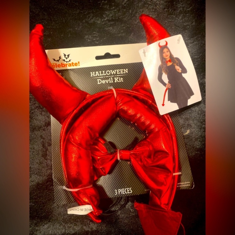 Halloween Red Devil Costume Kit